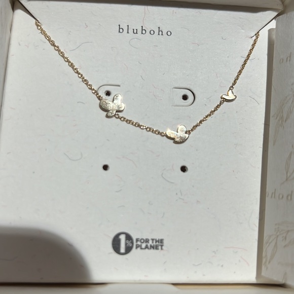 🦋 NWT Bluboho 14K Gold Butterfly Bracelet - Picture 7 of 10